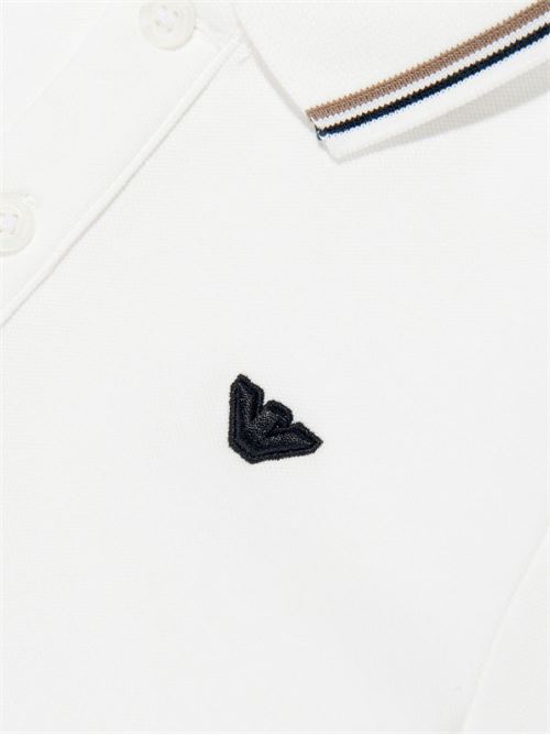 Polo bambino Emporio Armani bianca EMPORIO ARMANI KIDS | EB001560AF20390U0003
